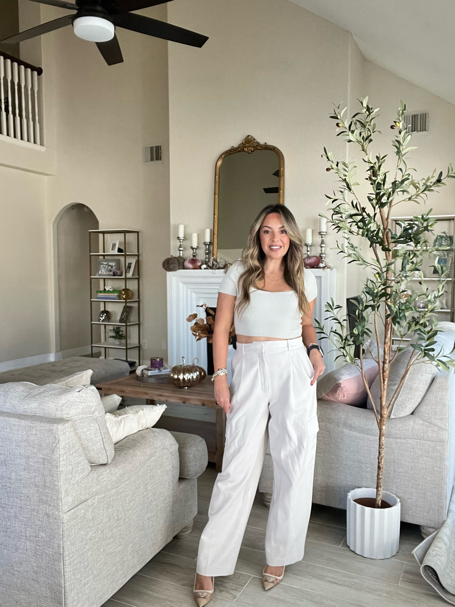 Monochromatic outfit 

#LTKSeasonal #LTKStyleTip