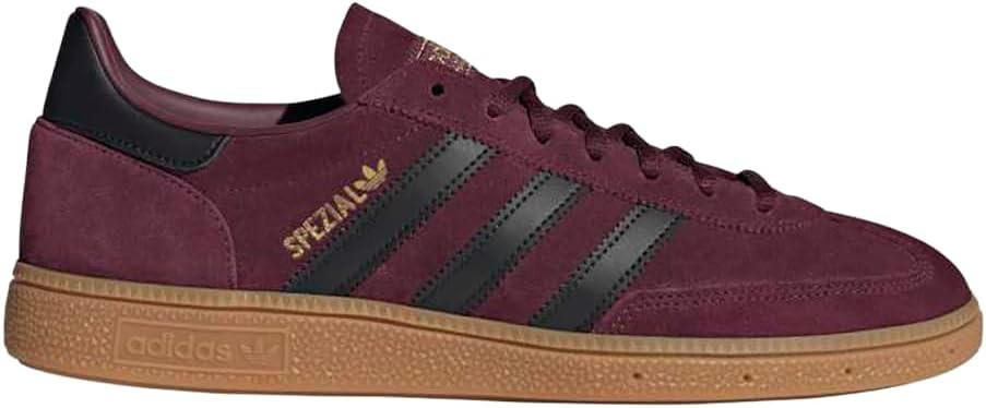 adidas Mens Handball Spezial Lace Up Sneakers Shoes Casual - Red | Amazon (US)