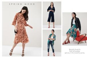 Green Floral Wrap Skirt | Next UK