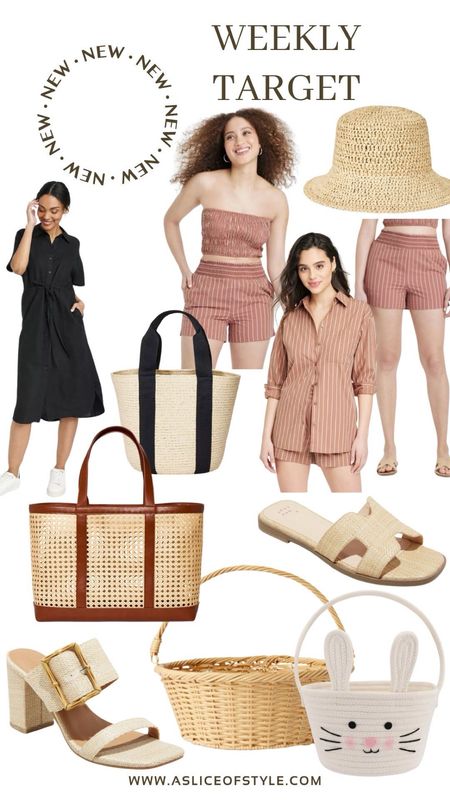 Spring sandals, heels, and bags. A classic black linen dress, and an adorable matching set. A straw hat and some Easter baskets for (hopefully 🤞) a lot of time outdoors soon!
Women / holiday / tote / bag / church / seasonal / shoes / Target

#LTKshoecrush #LTKfindsunder50 #LTKSpringSale