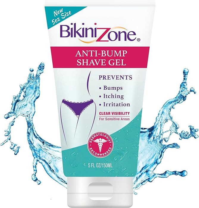 Bikini Zone Anti-Bump Shave Gel for Sensitive Areas, 5 Oz, 1 Pack | Amazon (US)