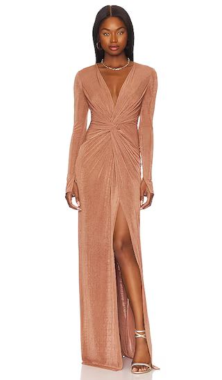 In A Mood Gown in Muted Copper | Revolve Clothing (Global)