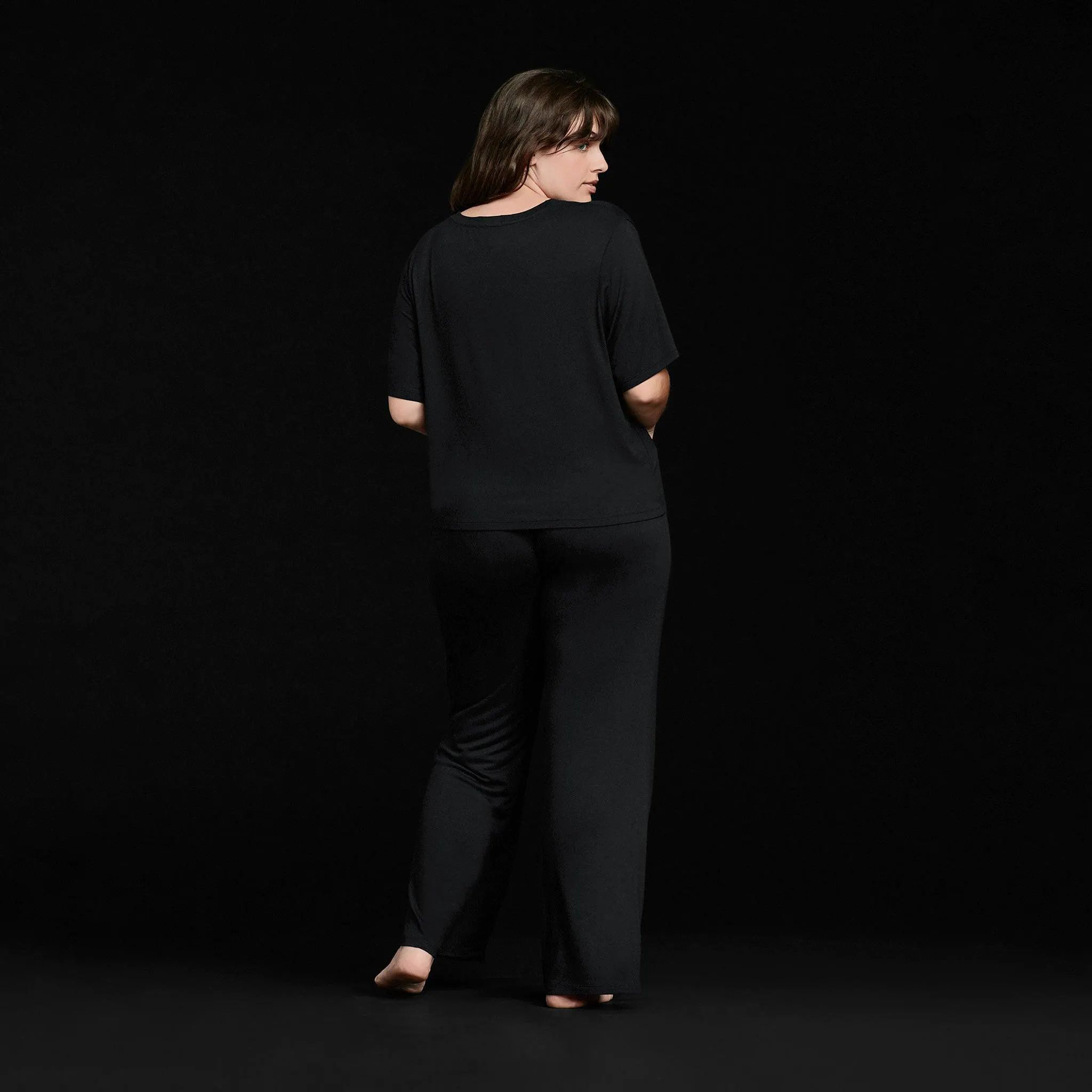 Women's Pajama Set - Black - nuuds | nuuds