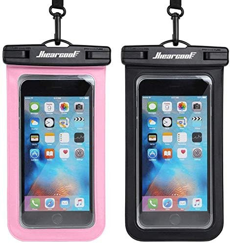 Universal Waterproof Case,Hiearcool Waterproof Phone Pouch Compatible for iPhone 13 12 11 Pro Max... | Amazon (US)