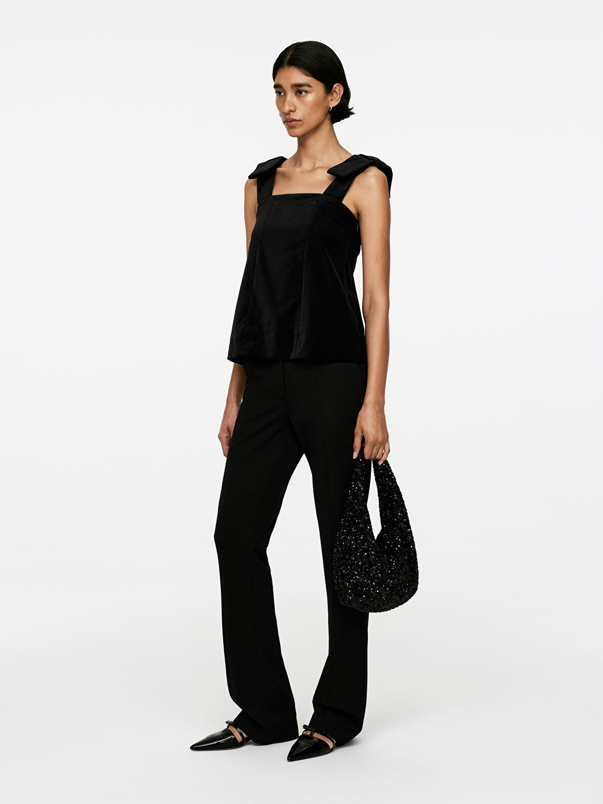 Velvet Strap Top | ARKET (US&UK)