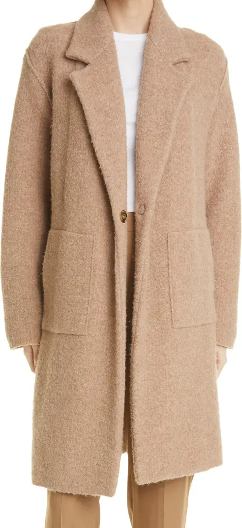 Merino Wool Blend Longline Cardigan | Nordstrom