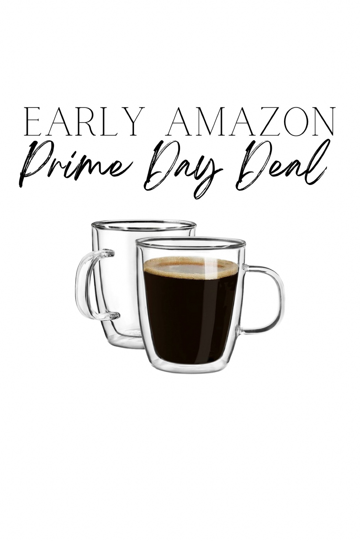 Early Amazon prime day deal. Glass coffee mugs. Clear coffee mugs.

#LTKxPrimeDay #LTKhome #LTKsalealert