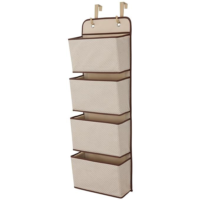 Delta Children 4 Pocket Over The Door Hanging Organizer, Easy Storage/Organization Solution - Ver... | Amazon (US)