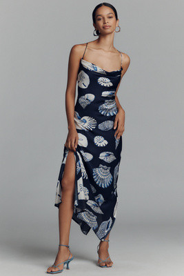 Carolina K Cowl-Neck Slip Dress | Anthropologie (US)