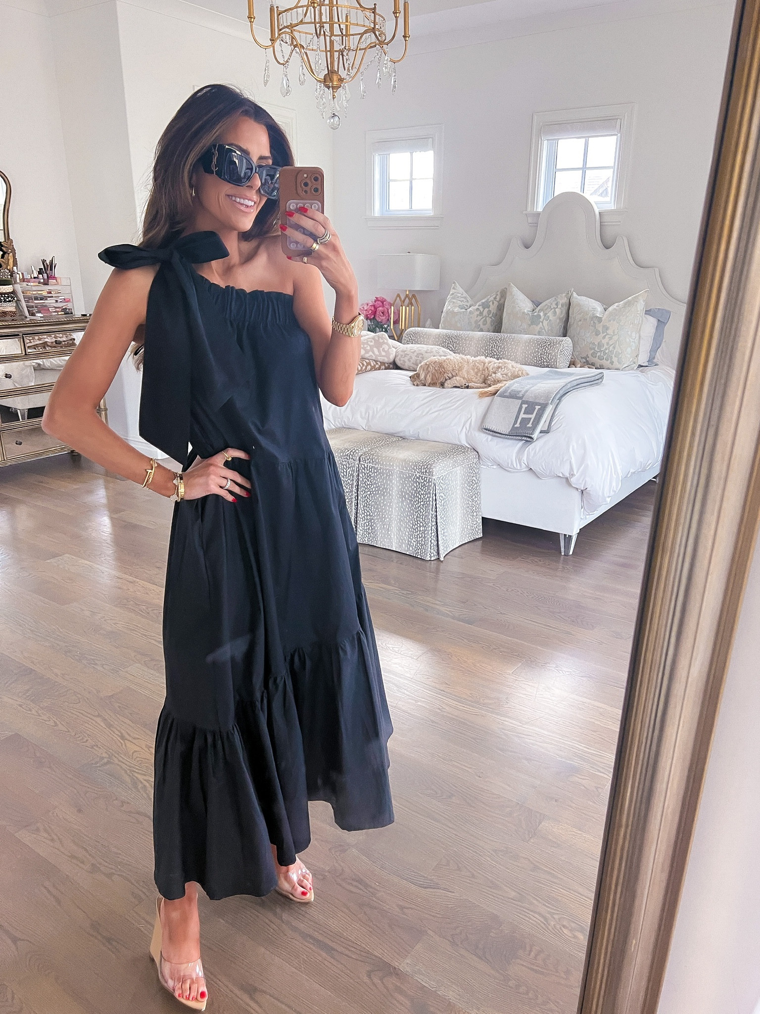 Wearing size small in dress. Red Dress Boutique Try On Haul, Spring Dress, Date Night Outfit, maxi dress  