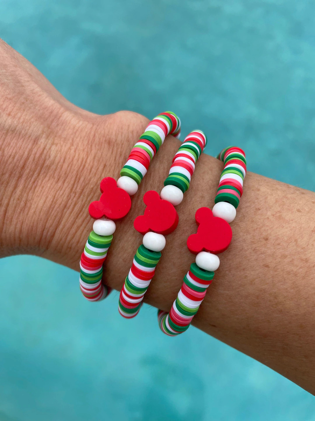 Holiday Stretch Bracelets, Merrytime Cruise Pixie Dust, Fish Extender, Christmas Disney Gift, Sto... | Etsy (US)