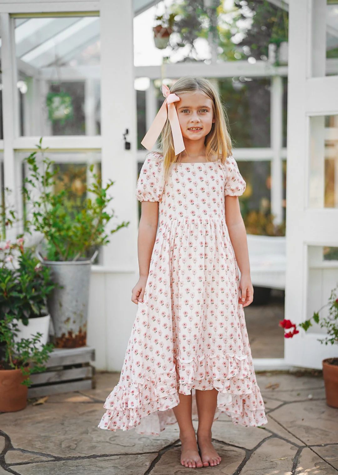 Rosy Pink Floral Maxi | Love and Grow Clothing Co