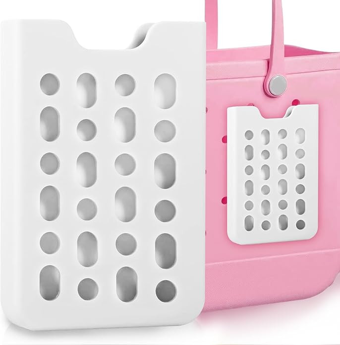 2 Pack Phone Holder Accessory Compatible with Bogg Bag, Phone Case Holder Charm for Beach Bag Sil... | Amazon (US)