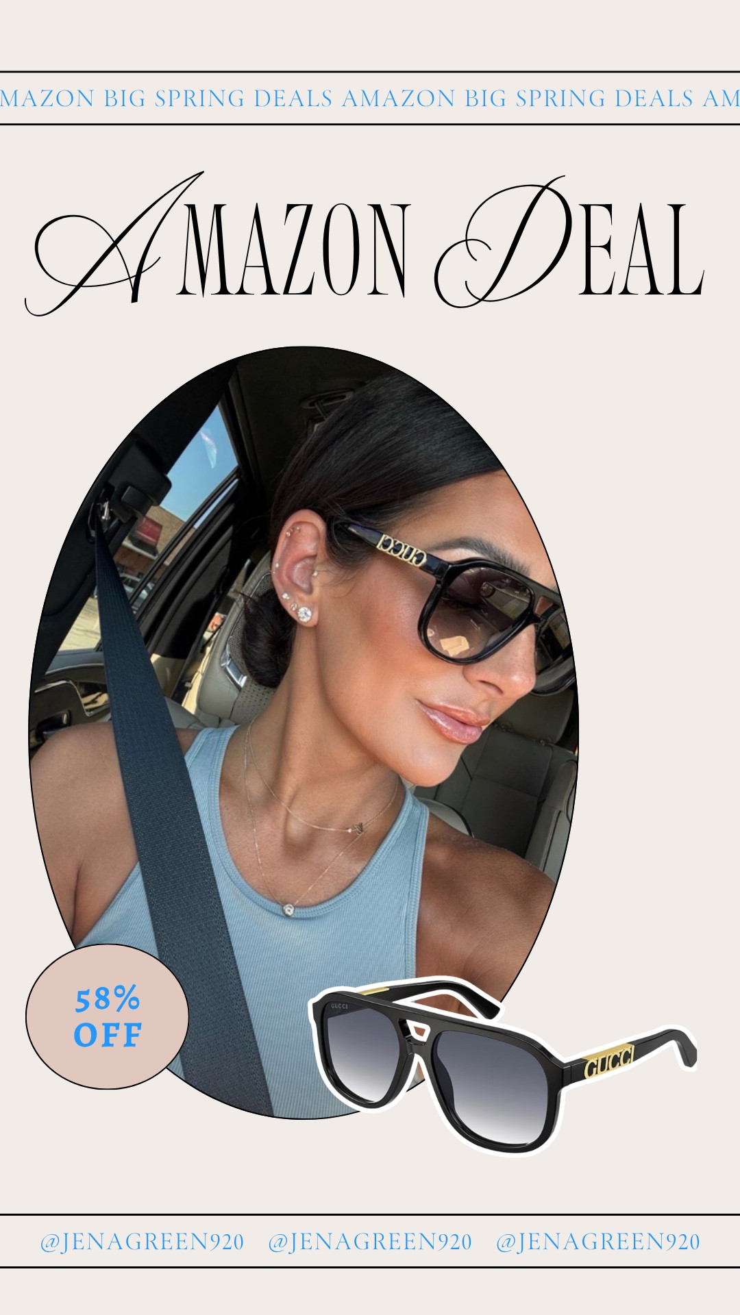 Big Spring Sale | Amazon | Gucci Sunglasses 

#LTKgrwm #LTKSaleAlert #LTKootd