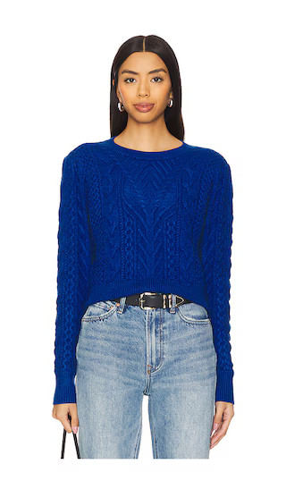 Esther Crewneck in Sapphire | Revolve Clothing (Global)