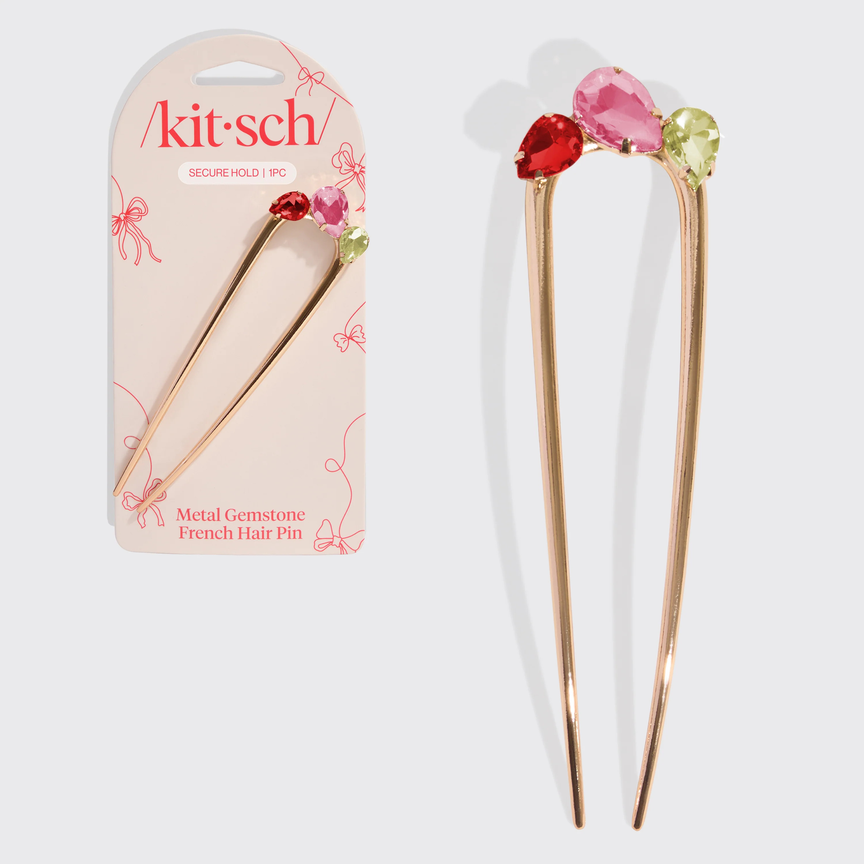Gemstone French Hair Pin | Kitsch