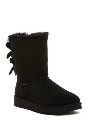 Bailey Twinface Genuine Shearling &  Bow Corduroy Boot | Nordstrom Rack