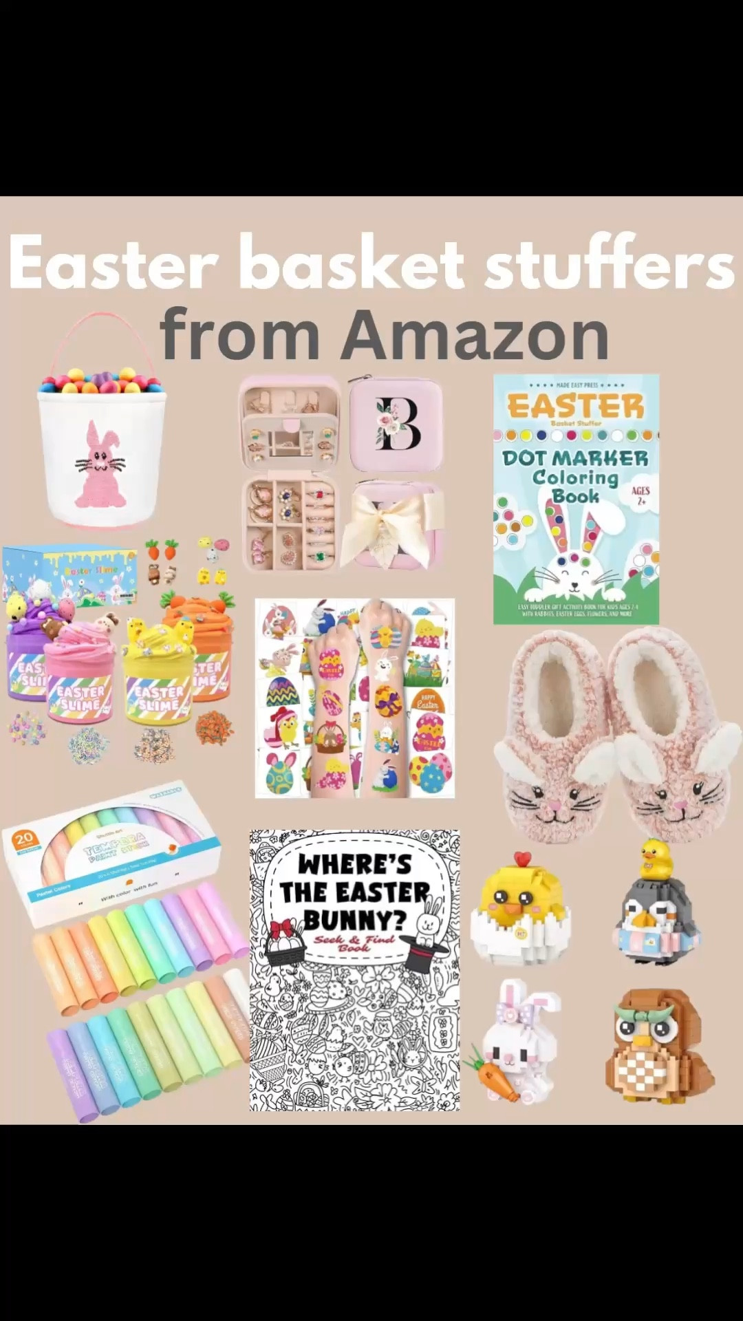 Easter basket stuffers from Amazon for girls! 
Easter basket, Easter basket stuffers for girls, Easter basket stuffers for kids from Amazon, Amazon finds, Amazon Easter 

#LTKKids #LTKSeasonal