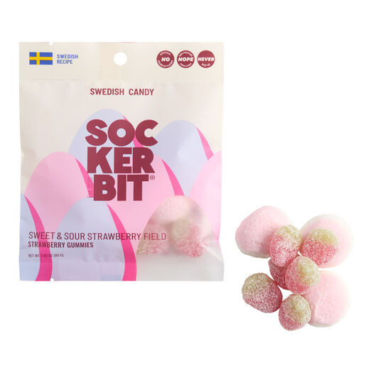 Sockerbit Sweet & Sour Strawberries Gummy Candy Mix Snack Size by World Market | World Market