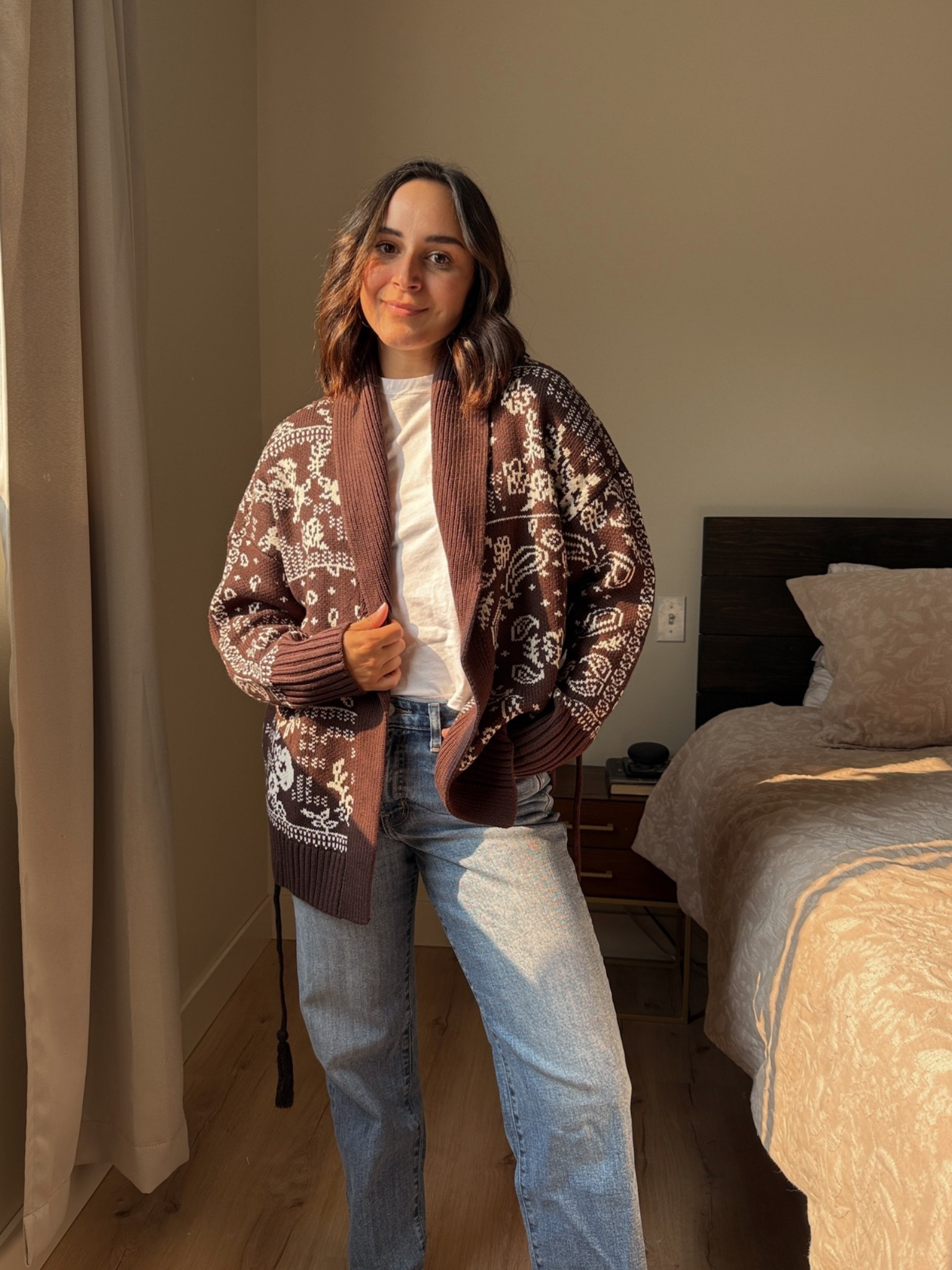 Everyone is loving this bandana print cardigan for fall outfits! Currently on sale under $100.

#LTKfall #LTKstyletip #LTKsale