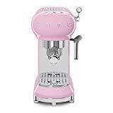 Smeg ECF01RDUS 50s Retro Style Espresso Machine - Pink | Amazon (US)