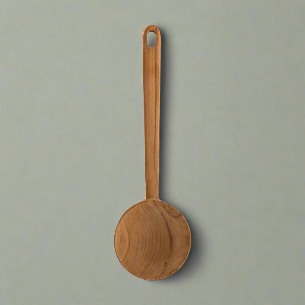 Round Teak Serving ladle | Cove Home