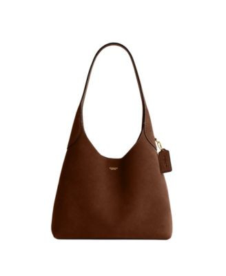 Brooklyn Medium Suede Shoulder Handbag 28 | Macy's