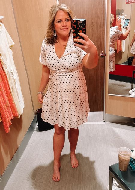 I LOVE this polka dot wrap dress! It has an almost retro 1940’s vibe to it. It’s so flattering. Easy pull on style, runs true to size.
Work outfits , date night outfits, spring dress, wrap dress, affordable outfits

#LTKover40 #LTKfindsunder50 #LTKxTarget