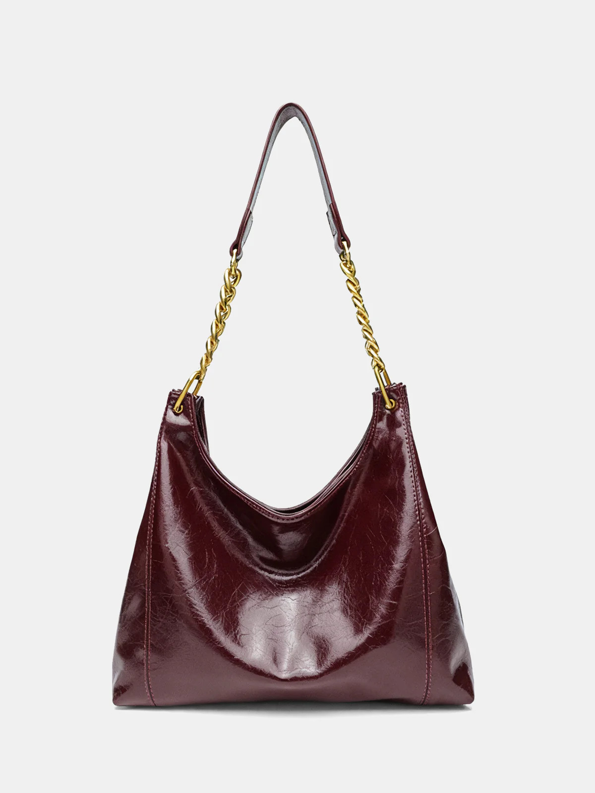 Chain Hobo Shoulder Bag | Commense