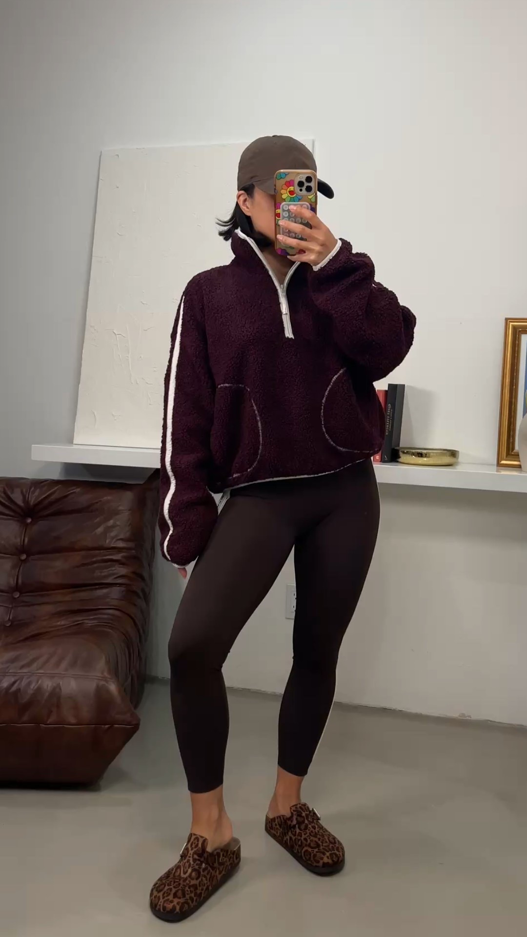 Cute athleisure outfit! S top XS petite bottoms. Mules true to size. 

#LTKPetite #LTKStyleTip #LTKFindsUnder50