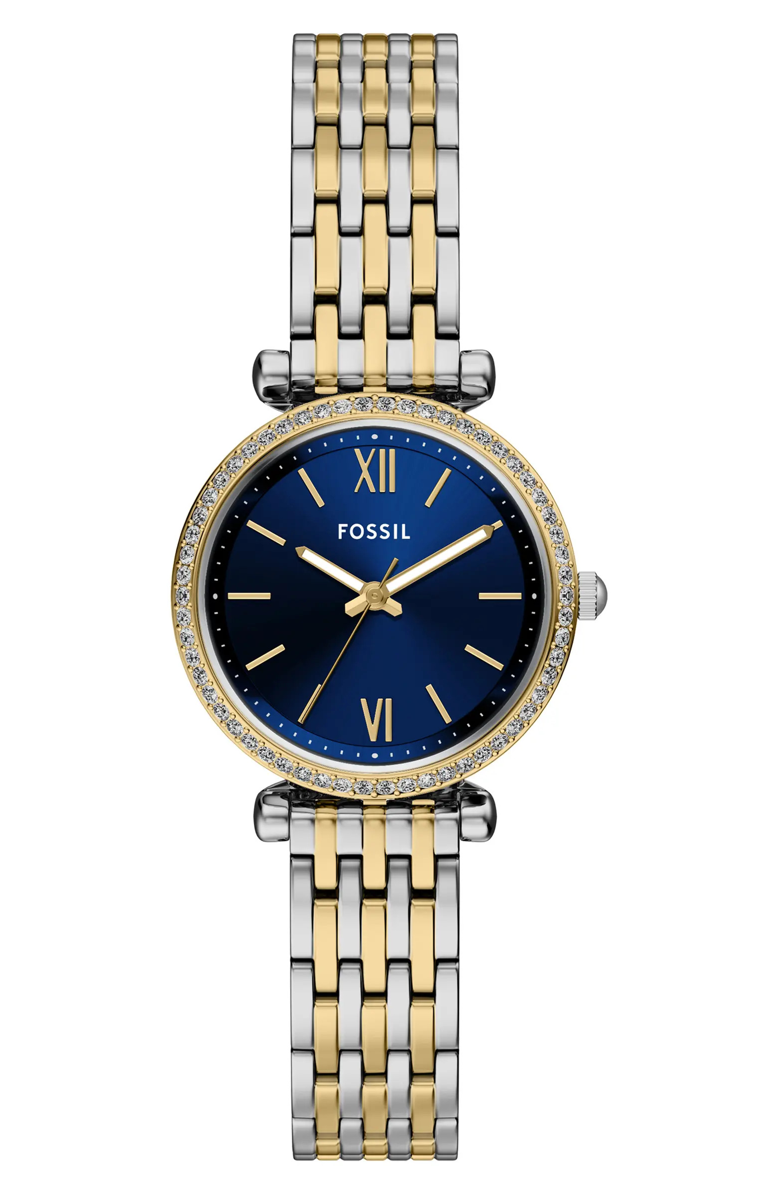 Carlie Mini Two-Tone Bracelet Watch, 28mm | Nordstrom