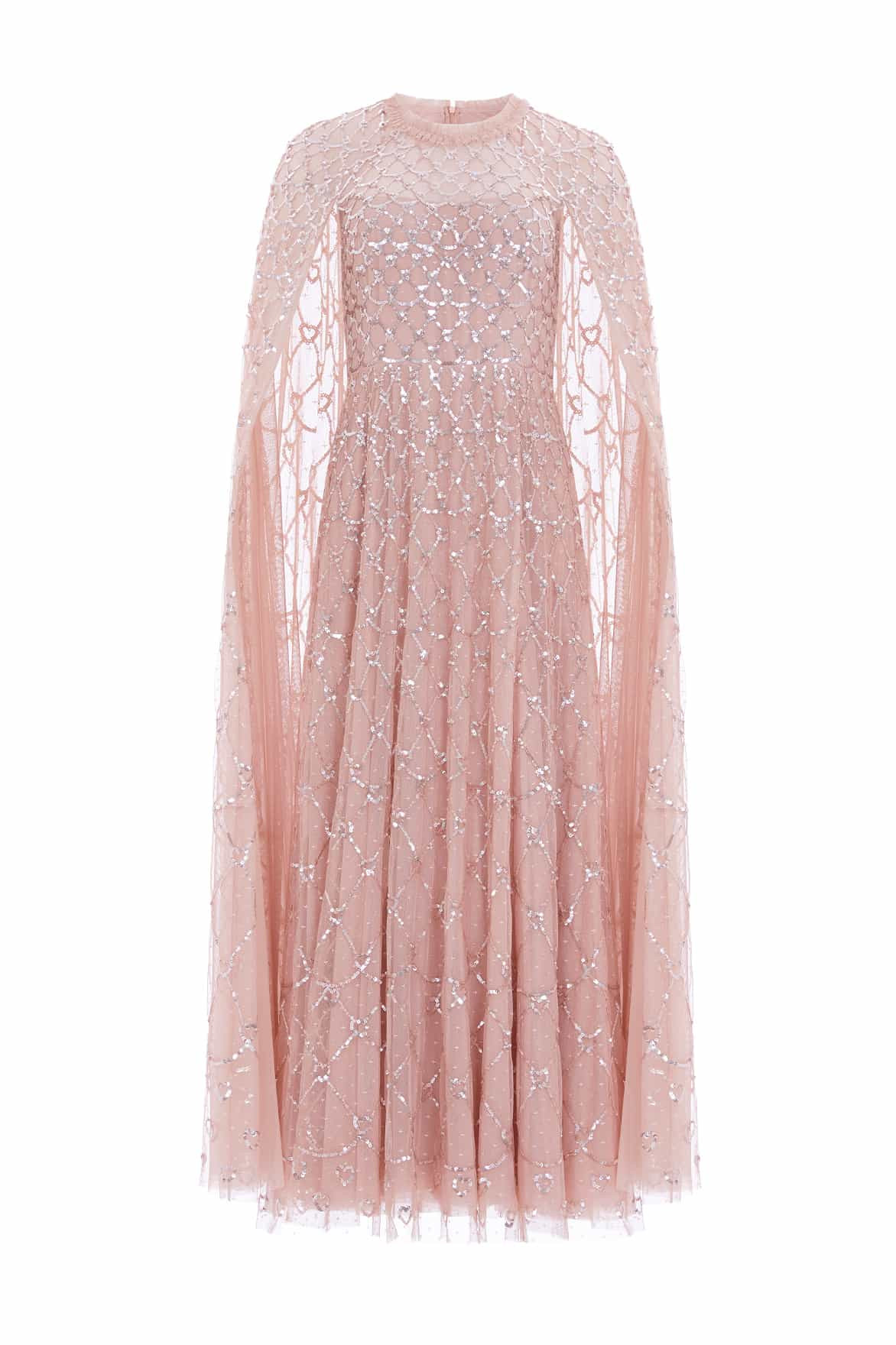 Heart Lattice Ankle Gown | Needle & Thread