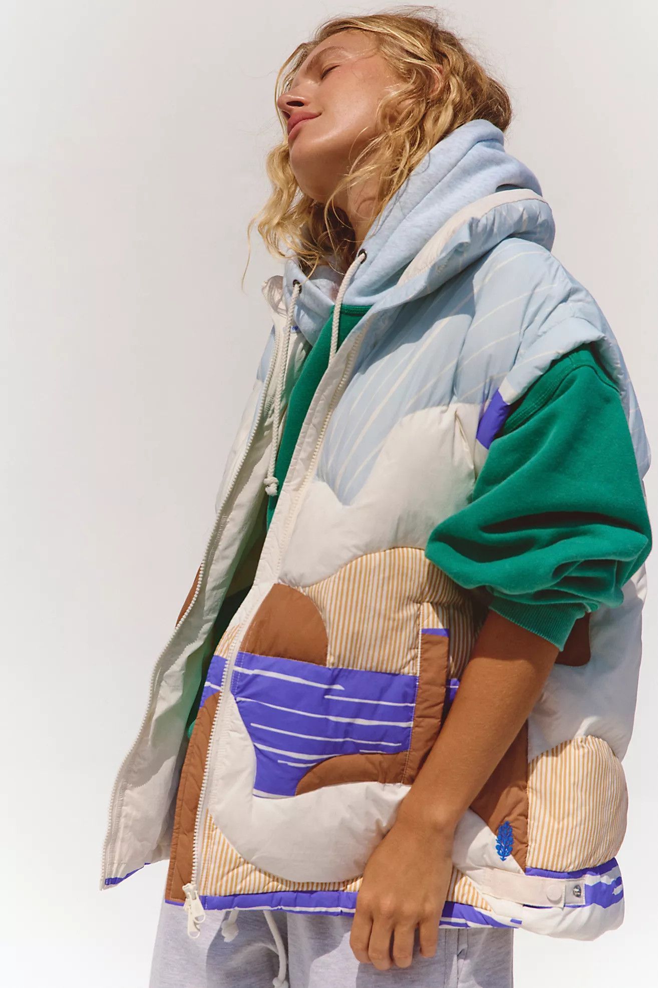 In A Bubble Conversational Quilted Vest | Free People (Global - UK&FR Excluded)