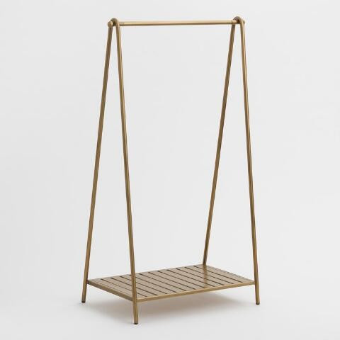Gold Metal Clothing Rack | World Market