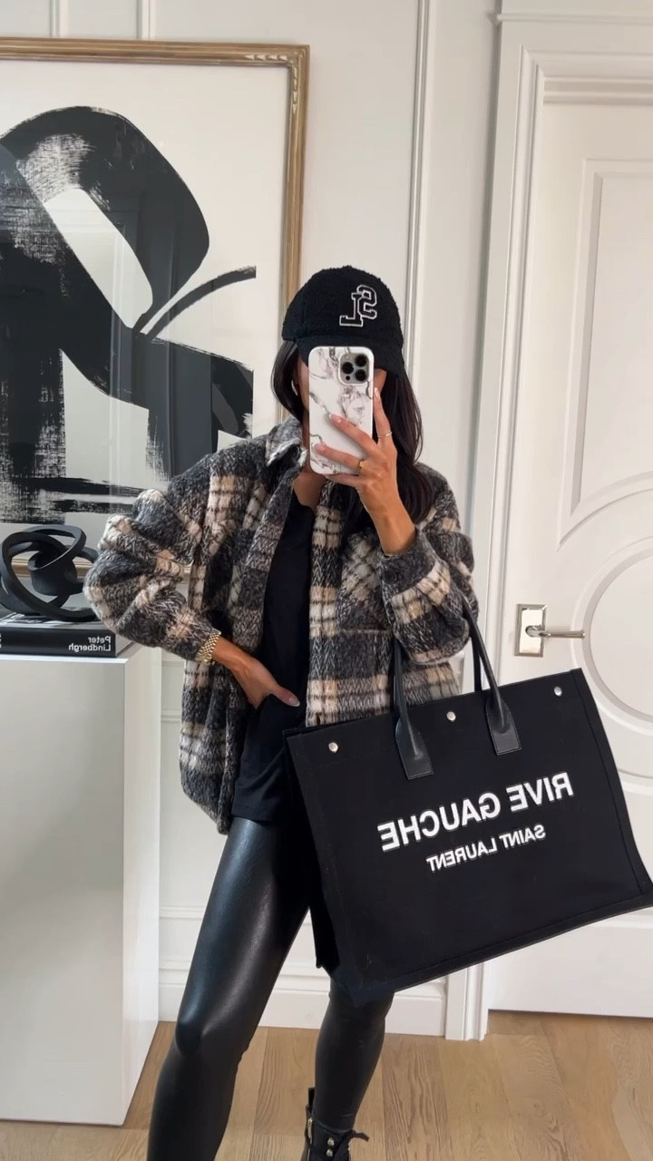 Casual fall outfit
Nordstrom Shacket linking the updated version 
Commando faux leather leggings
Combat boots 




#LTKStyleTip #LTKFindsUnder100 #LTKSeasonal