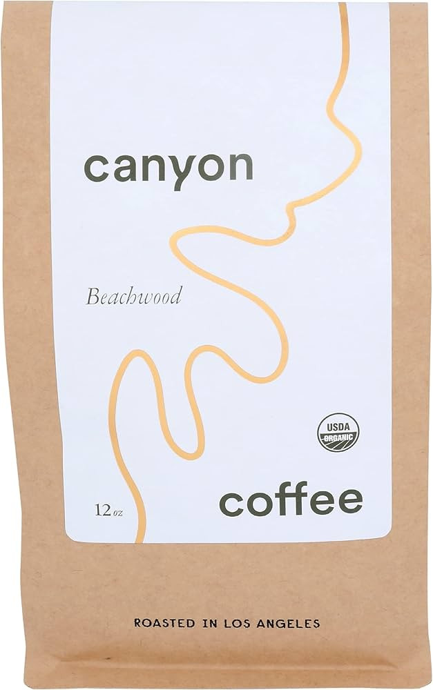 Canyon Coffee Organic Beachwood Blend Whole Bean Coffee, 12 OZ | Amazon (US)
