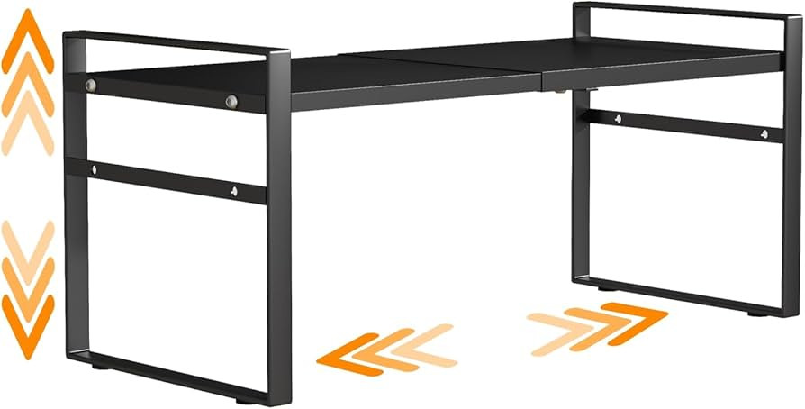 Expandable Cabinet Shelf Organizer Riser for Kitchen Pantry Cupboard Under Sink Countertop,kitche... | Amazon (US)