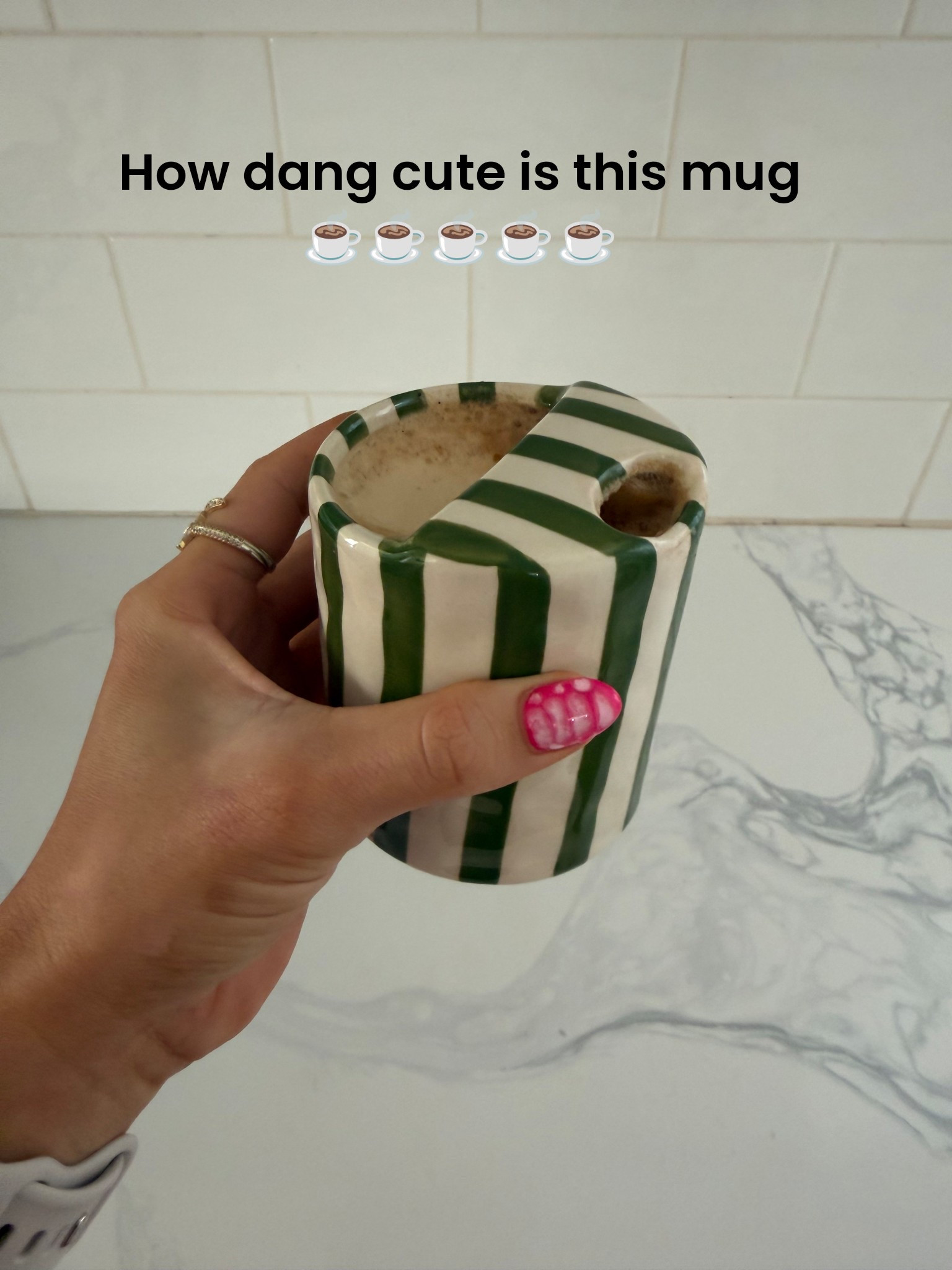 When you have a cute mug the coffee taste better 😜☕️

#LTKgrwm #LTKmomlife #LTKdayinmylife