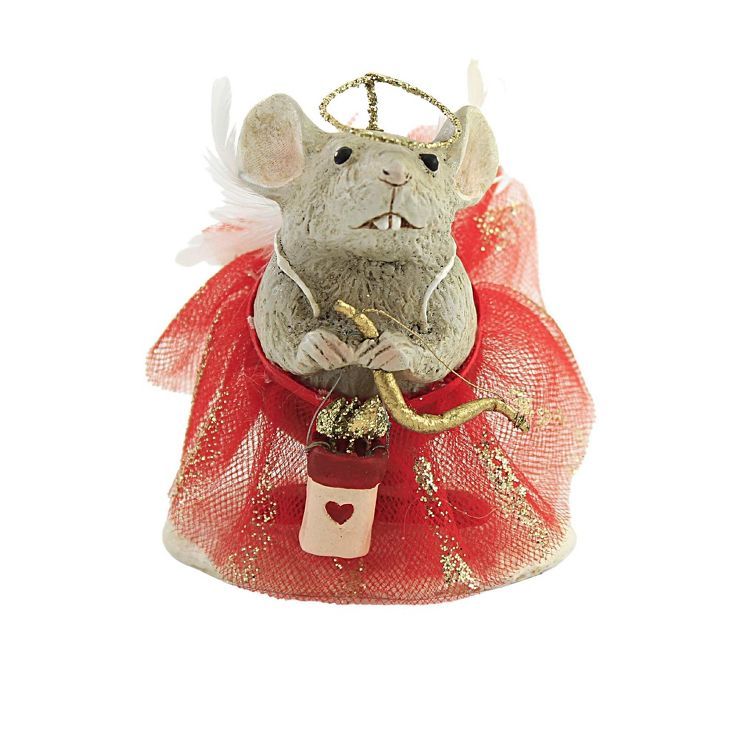Valentine's Day 3.5" Valentine Pixie Mouse Tulle Basketlove Bethany Lowe Designs, Inc.  -  Decora... | Target