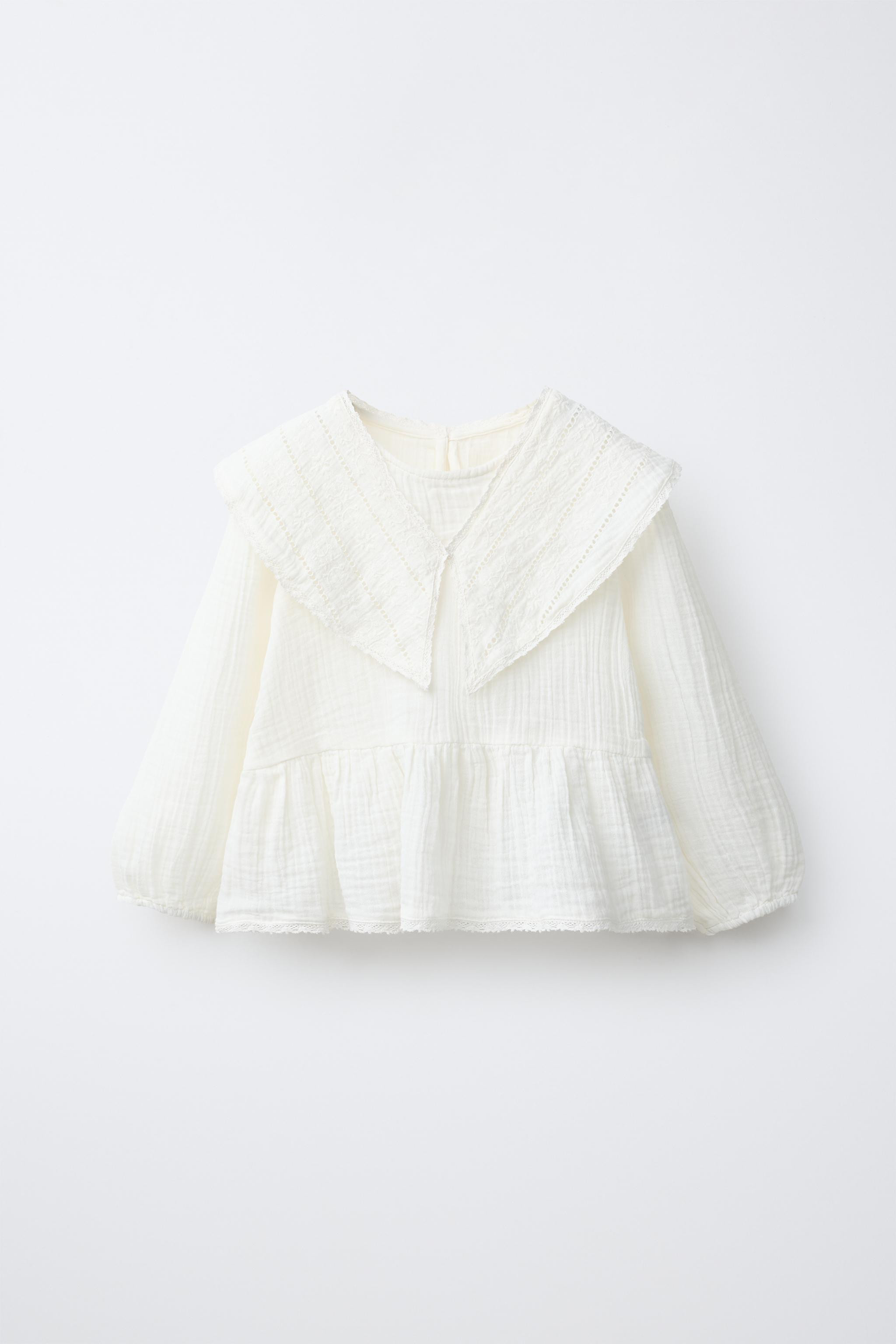 TEXTURED ROMANTIC BLOUSE | Zara US