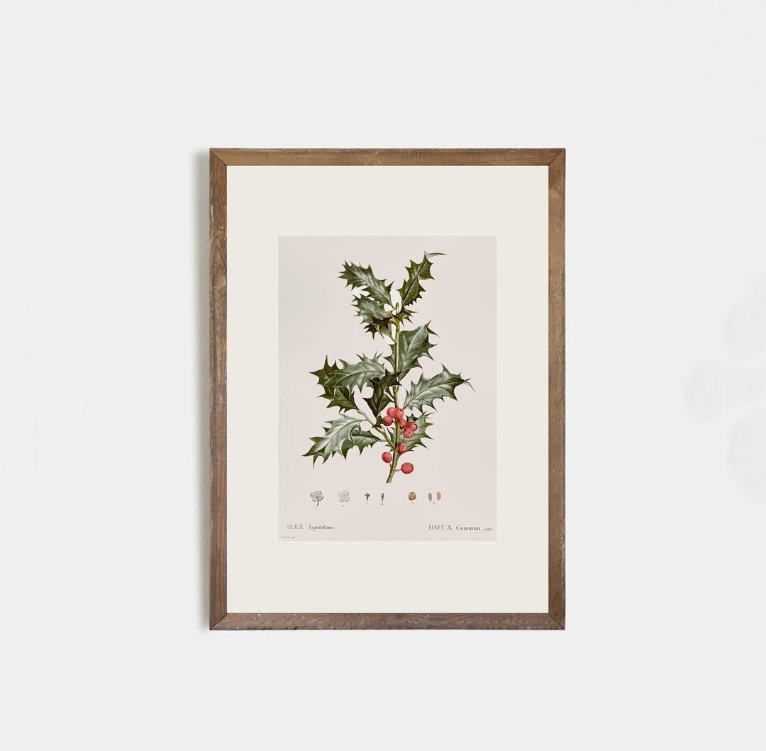 Printable Christmas Wall Art Retro Christmas Art Vintage - Etsy | Etsy (US)