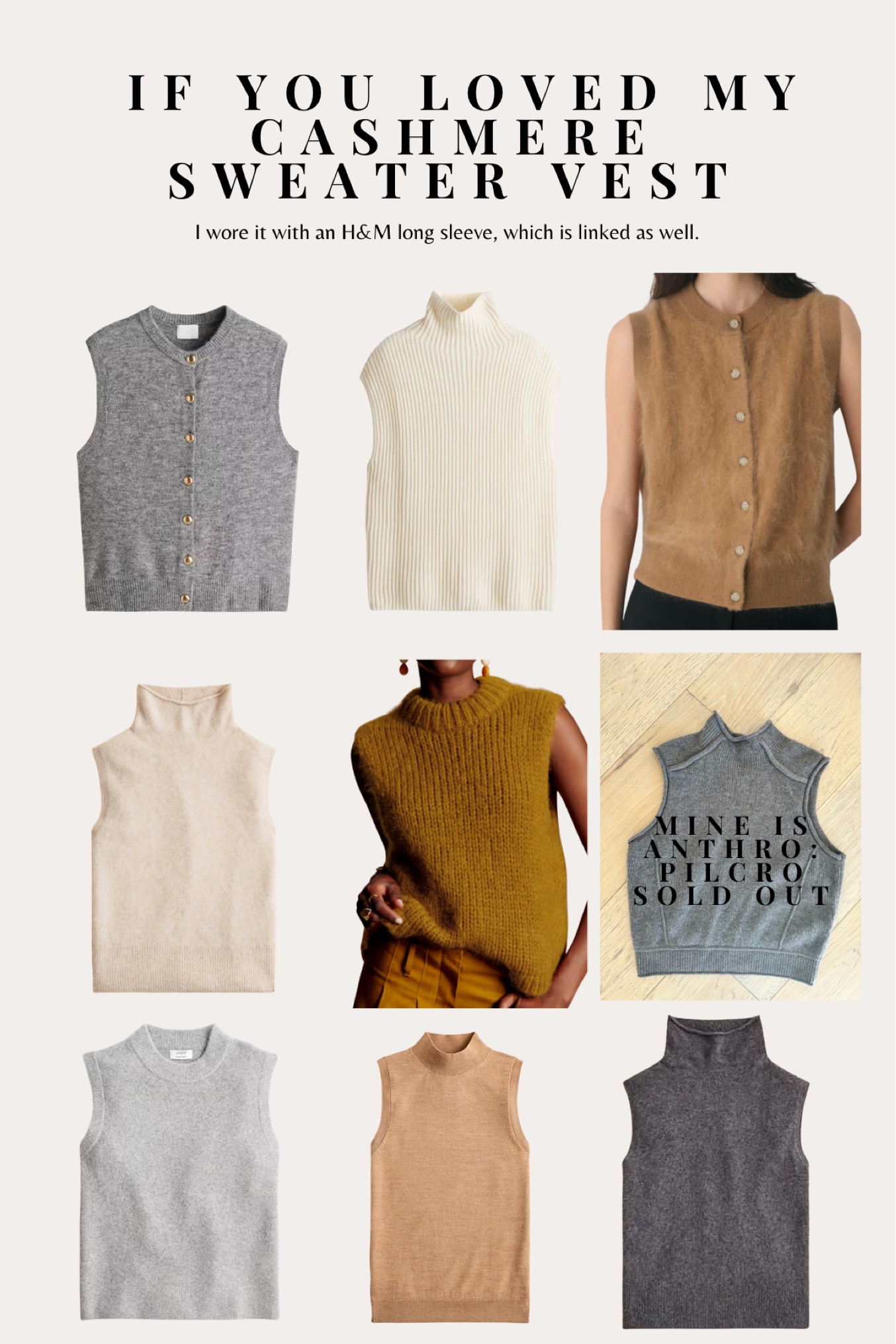 Wool, Cashmere and Blends- I love wearing these with a long sleeve under. 

And the long sleeves I have been living in!! 🤎🤎🤎



#LTKSaleAlert #LTKFindsUnder100 #LTKOver40