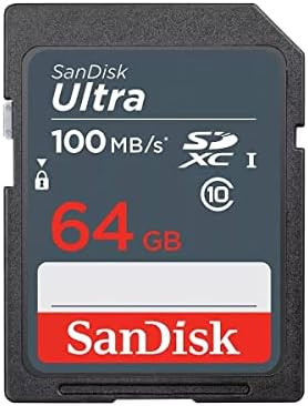 SanDisk 64GB Ultra SDXC UHS-I Memory Card - 100MB/s, C10, U1, Full HD, SD Card | Amazon (US)