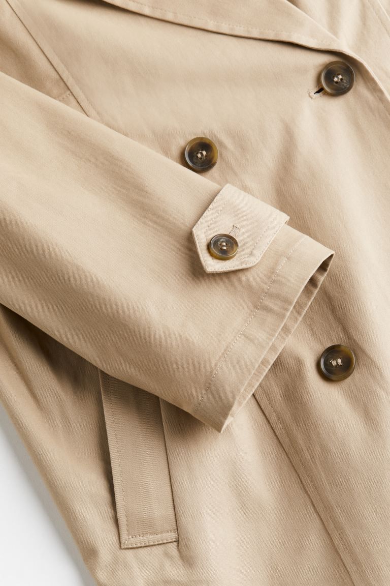 Trench-coat en twill - Grège clair - FEMME | H&M FR | H&M (FR & IT & ES)