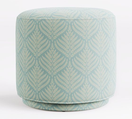 Kravet Upholstered Swivel Stool | Pottery Barn (US)