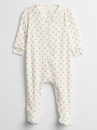Baby Print Footed One-Piece | Gap Factory