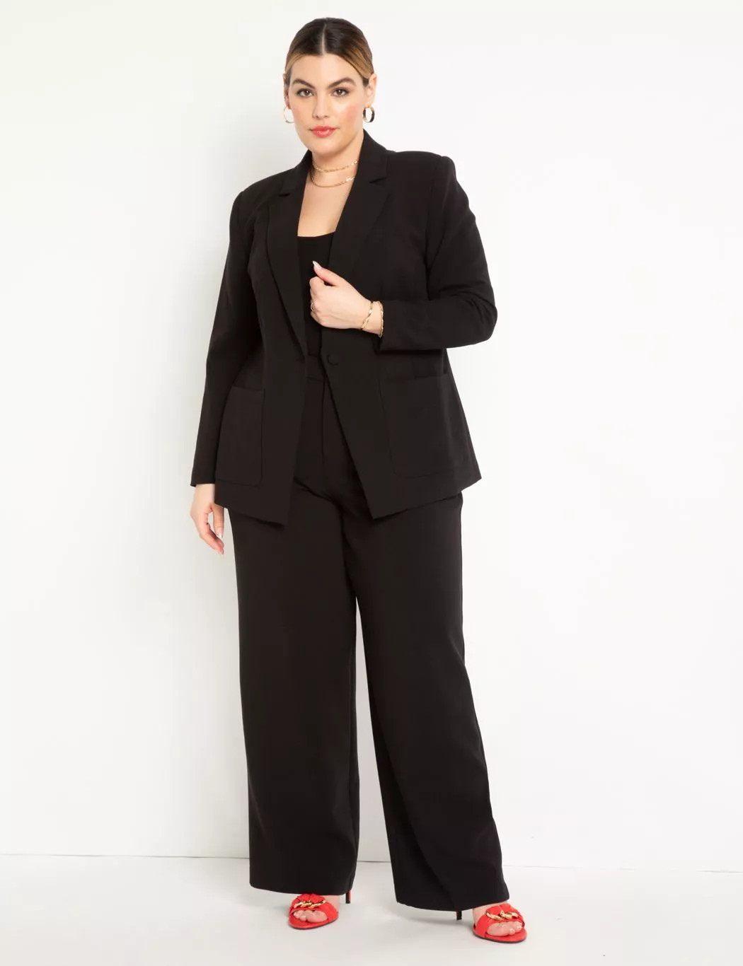 The 365 Suit Straight Leg Pant | Eloquii