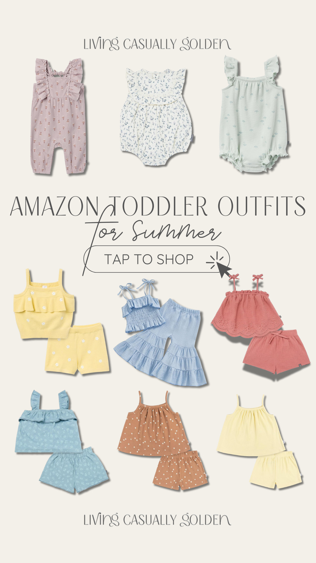 Our favorite toddler outfits for my 2 year old! We have so many of these outfits in other color options, and they're always a go-to for my daughter this summer. 

 #LTKFindsUnder50 #LTKBaby #LTKKids