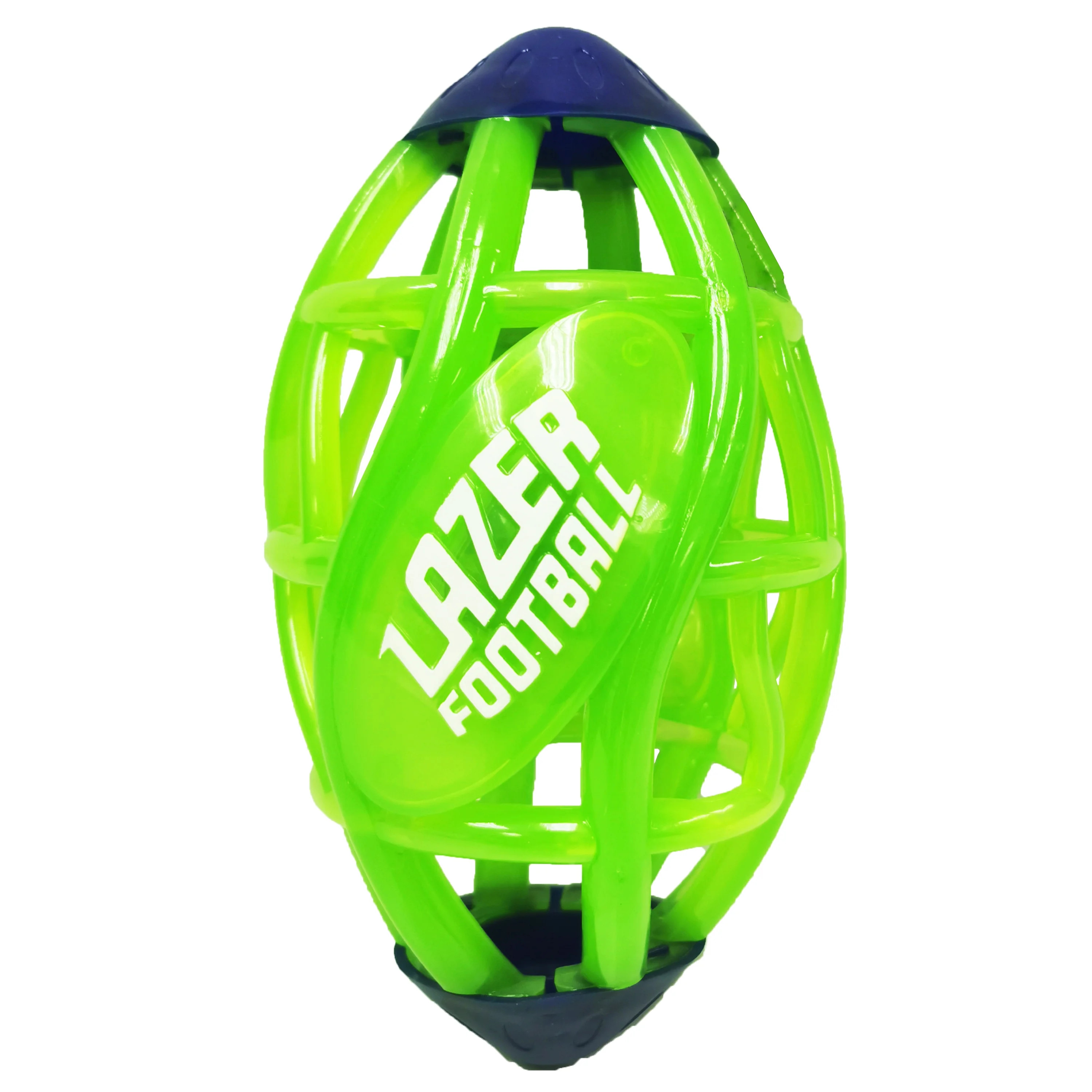 Lazer Light Up Glow Rubber Toy Football, Green, Pee Wee Size 5 | Walmart (US)