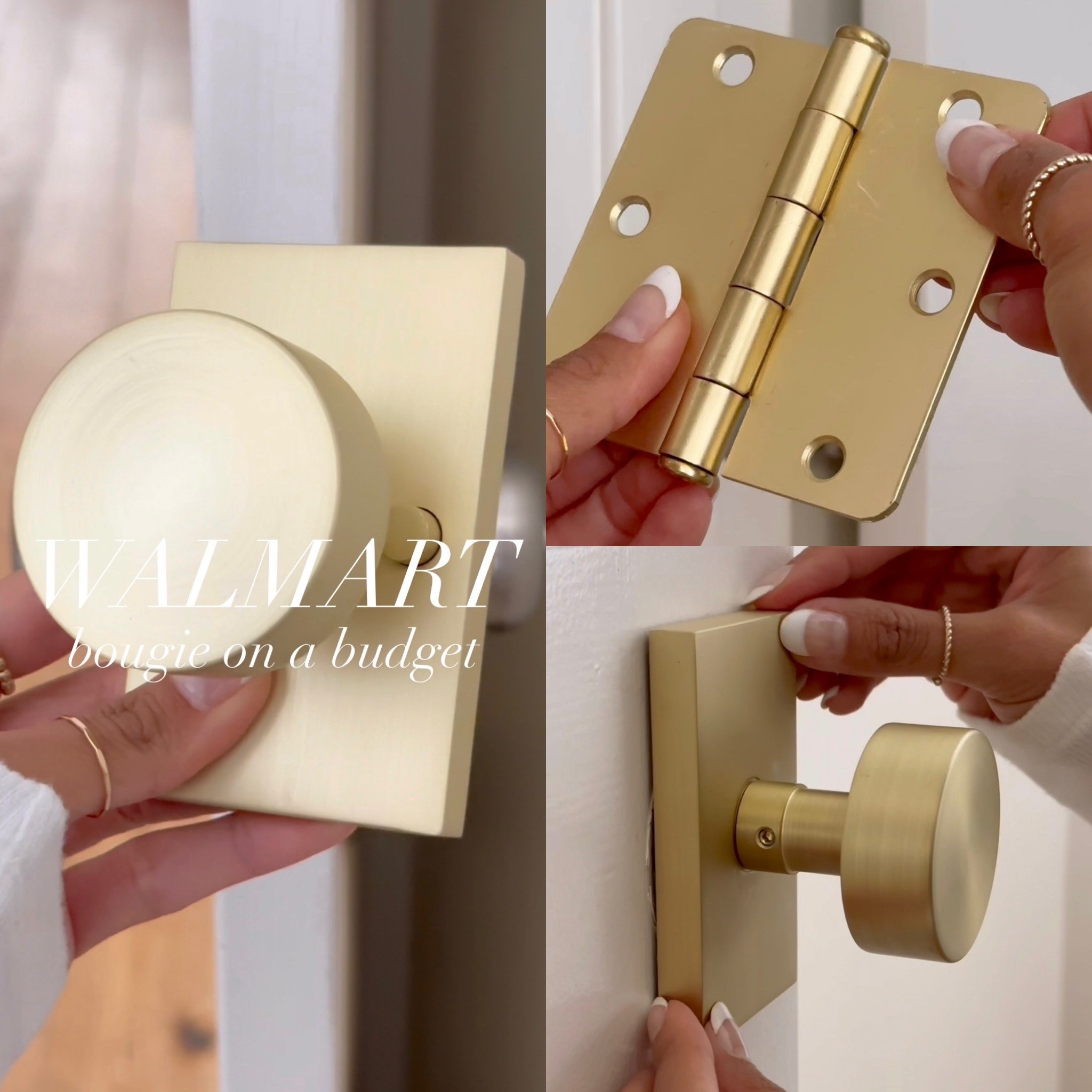 Scroll to shop! Bougie on a budget! Gold door knob and gold hinges! Follow for more finds! Xo!

#LTKHome #LTKmomlife #LTKdayinmylife